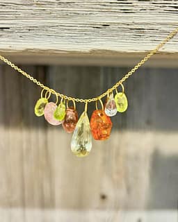 Drops pendants #multicolor #mixgems #finejewelry #monicagjewels🍇🍎🍓🍒🥕 #shopping #online #store