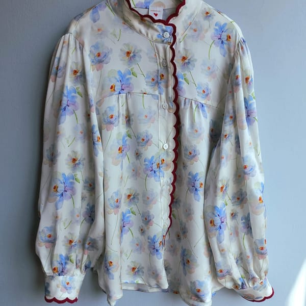 Meghan silk blouse