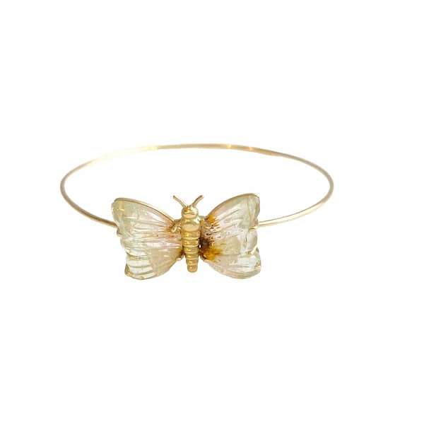 butterfly bangle gold Monica g