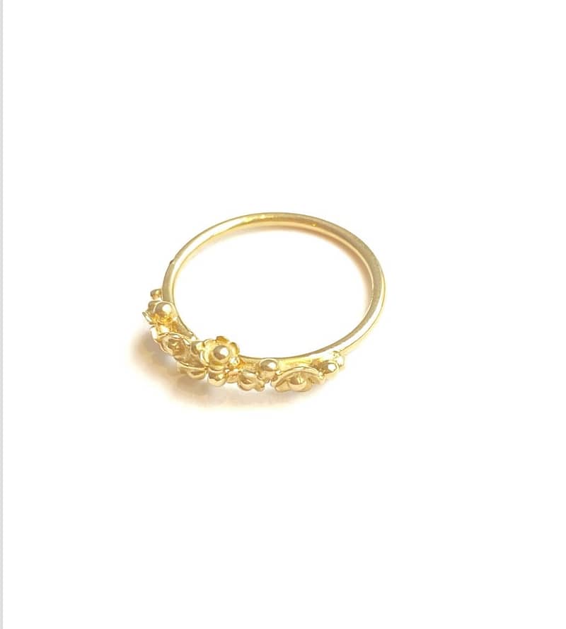 bouquet gold ring